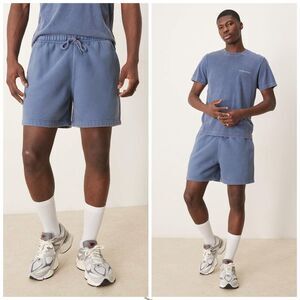 Abercrombie & Fitch Light Blue Casual Fleece Relaxed Fit Lounge Shorts